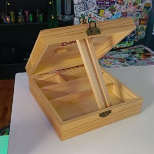 Large wooden Cookies stash box